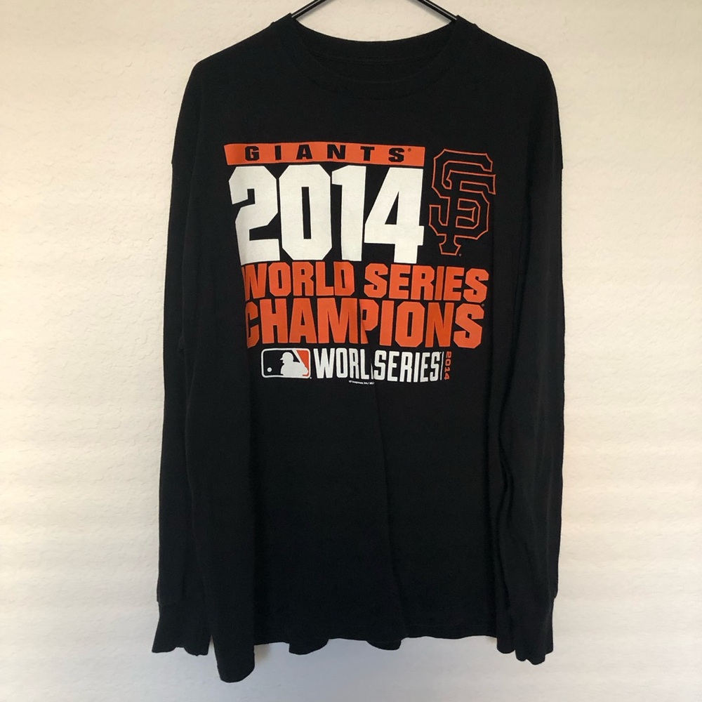 Genuine Merchandise Men’s SF Giants 2014 WS Champions Long Sleeve Shirt